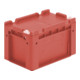 Bito Eurostapelbehälter XL mit Deckel und Verschluss XL 32171ASDV L300xB200xH188 mm, rot