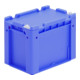 Bito Eurostapelbehälter XL mit Deckel und Verschluss XL 32221ASDV L300xB200xH238 mm, blau-1