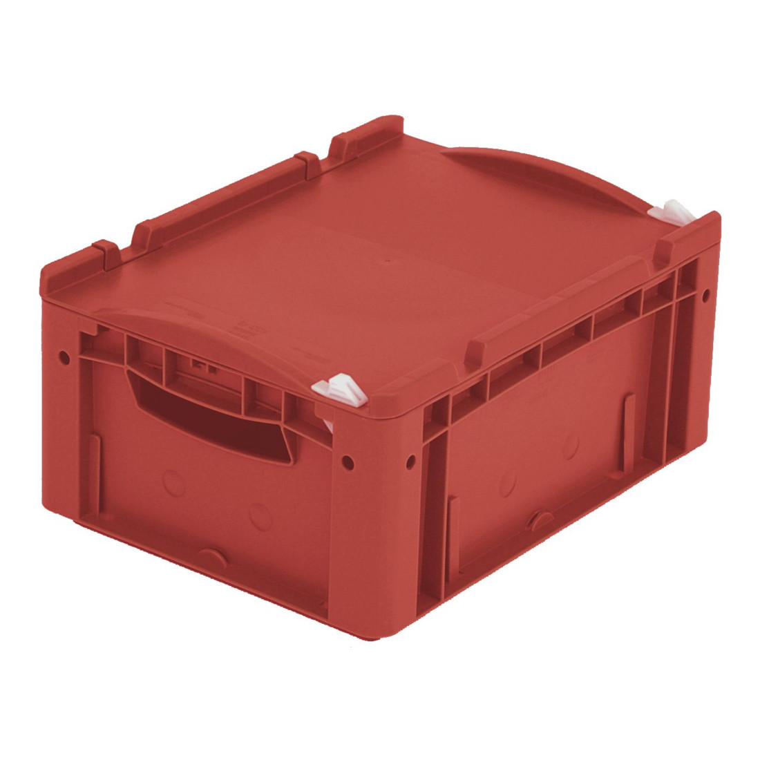 Bito Eurostapelbehälter XL mit Deckel und Verschluss XL 43171ASDV L400xB300xH188 mm, rot