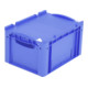 Bito Eurostapelbehälter XL mit Deckel und Verschluss XL 43221ASDV L400xB300xH238 mm, blau