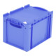 Bito Eurostapelbehälter XL mit Deckel und Verschluss XL 43271ASDV L400xB300xH288 mm, blau-1