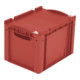Bito Eurostapelbehälter XL mit Deckel und Verschluss XL 43271ASDV L400xB300xH288 mm, rot-1