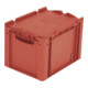 Bito Eurostapelbehälter XL mit Deckel XLD43271 L400xB300xH288 mm, rot-1