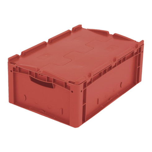 Bito Eurostapelbehälter XL mit Deckel XLD64221 L600xB400xH238 mm, rot