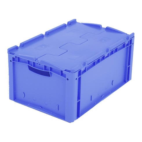 Bito Eurostapelbehälter XL mit Deckel XLD64271 L600xB400xH288 mm, blau