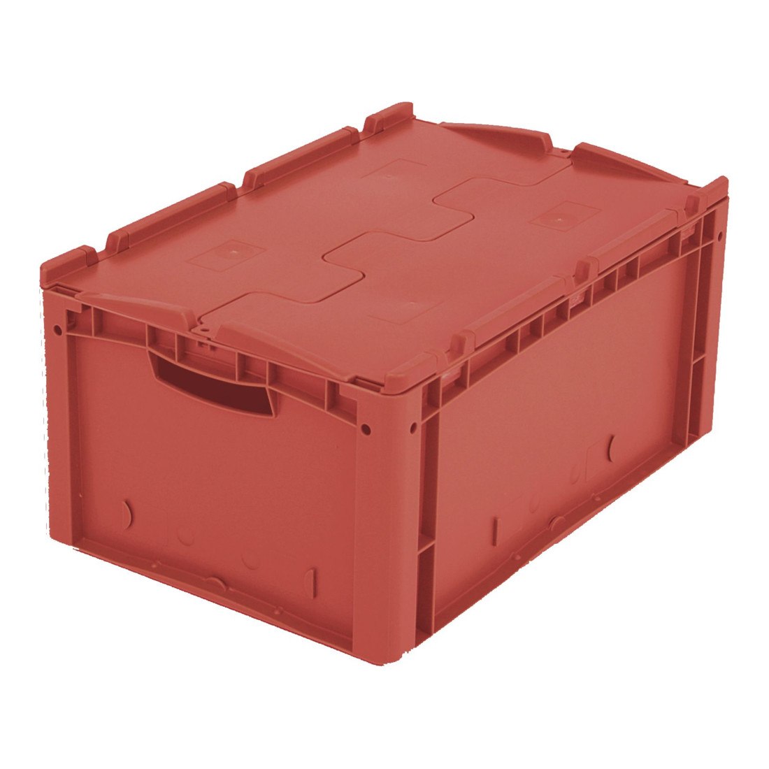 Bito Eurostapelbehälter XL mit Deckel XLD64271 L600xB400xH288 mm, rot