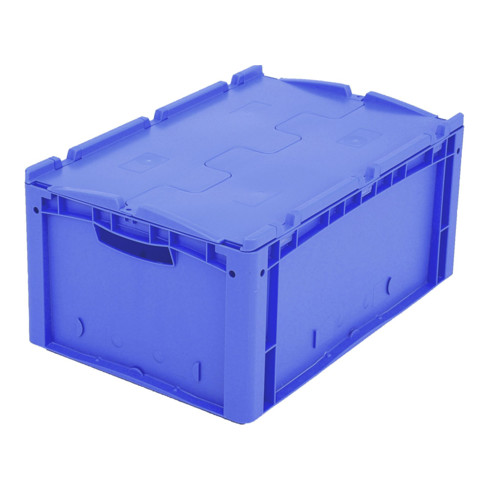 Bito Eurostapelbehälter XL mit Deckel XLD64271D L600xB400xH288 mm, blau
