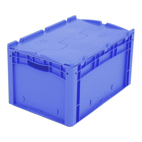 Bito Eurostapelbehälter XL mit Deckel XLD64321 L600xB400xH338 mm, blau