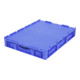 Bito Eurostapelbehälter XL mit Deckel XLD86121 L800xB600xH138 mm, blau-1