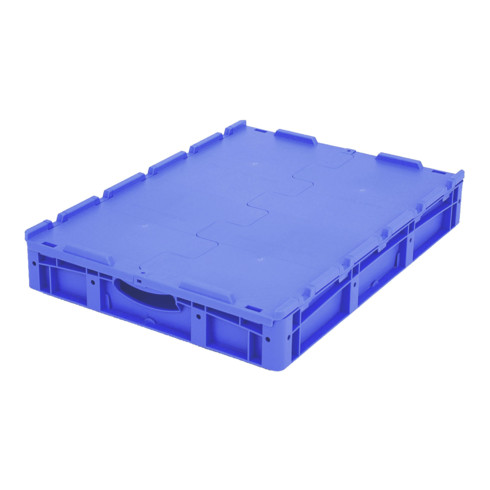 Bito Eurostapelbehälter XL mit Deckel XLD86121D L800xB600xH138 mm, blau