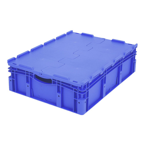 Bito Eurostapelbehälter XL mit Deckel XLD86221 L800xB600xH238 mm, blau