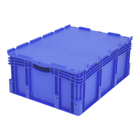 Bito Eurostapelbehälter XL mit Deckel XLD86321 L800xB600xH338 mm, blau