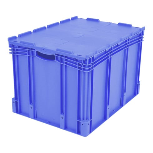 Bito Eurostapelbehälter XL mit Deckel XLD86521D L800xB600xH538 mm, blau