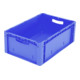 Bito Eurostapelbehälter XL mit Doppelboden / XL 64221D L600xB400xH220 mm, blau