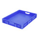 Bito Eurostapelbehälter XL mit Doppelboden / XL 86121D L800xB600xH120 mm, blau-1