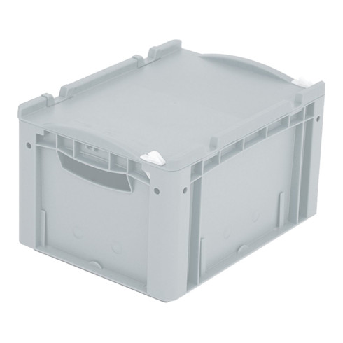 Bito Eurostapelbehälter XL Set / XL 43221ASDV Auflagedeckel mit Verschluss L400xB300H238 mm, grau