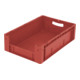 Bito Eurostapelbehälter XL Set / XL 64174 L600xB400xH170 mm, rot Etikett-1