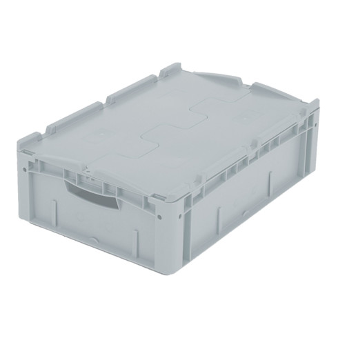 Bito Eurostapelbehälter XL Set / XLD64171 mit Deckel L600xB400H188 mm, grau