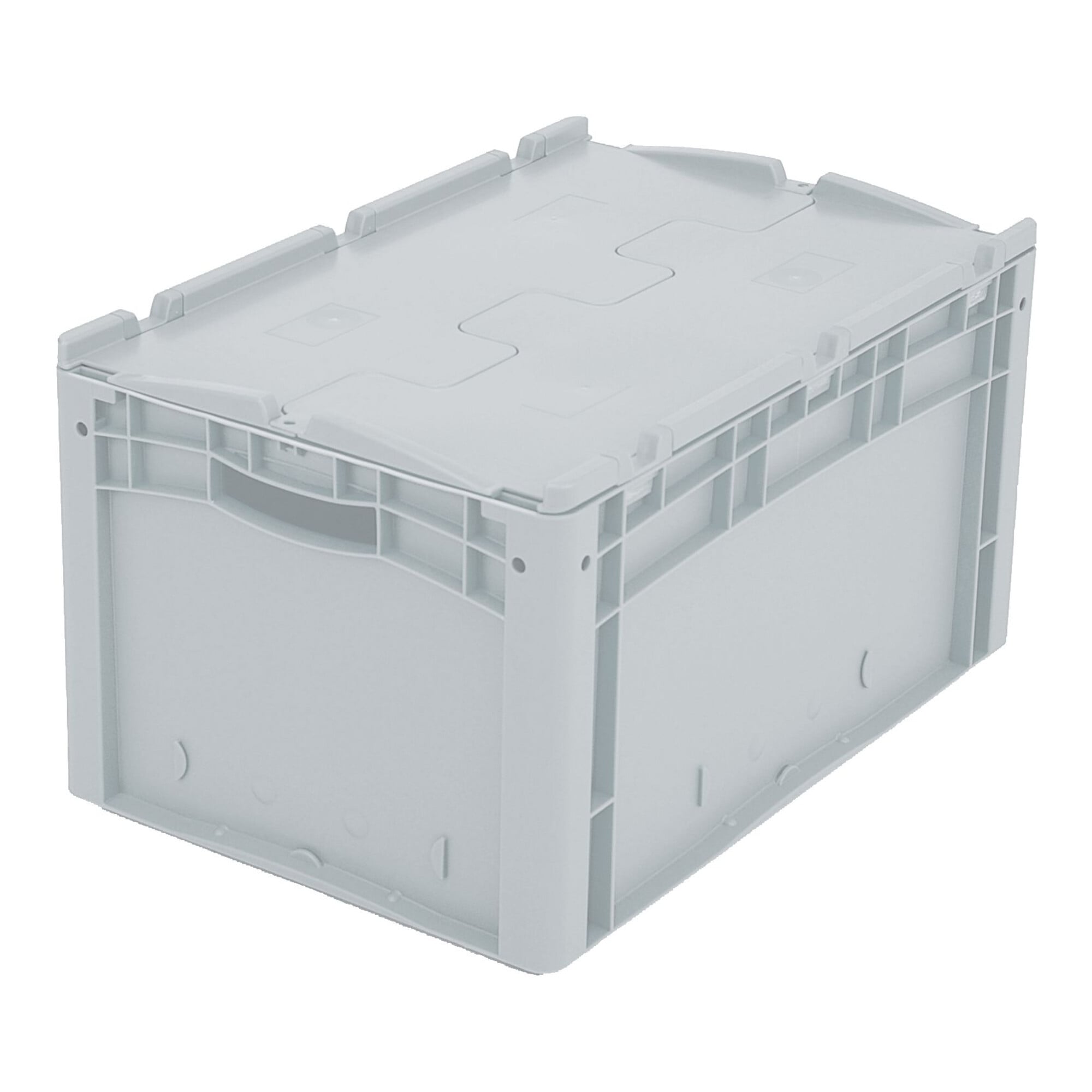 Bito Eurostapelbehälter XL Set / XLD64321 mit Deckel L600xB400H338 mm, grau