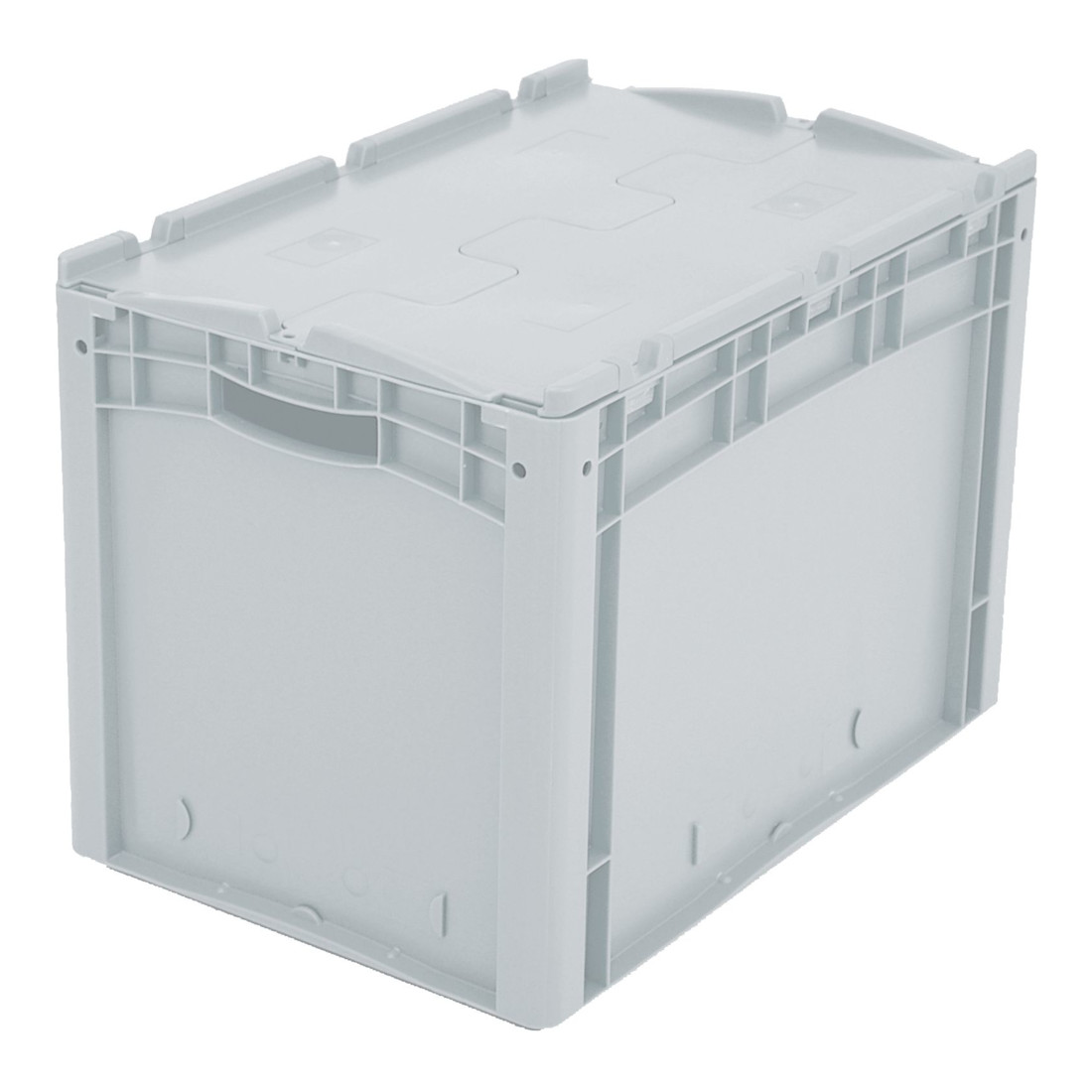 Bito Eurostapelbehälter XL Set / XLD64421 mit Deckel L600xB400xH438 mm, grau