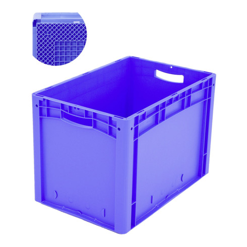 Bito Eurostapelbehälter XL mit Rippenboden RX blau 400 mm 600 mm