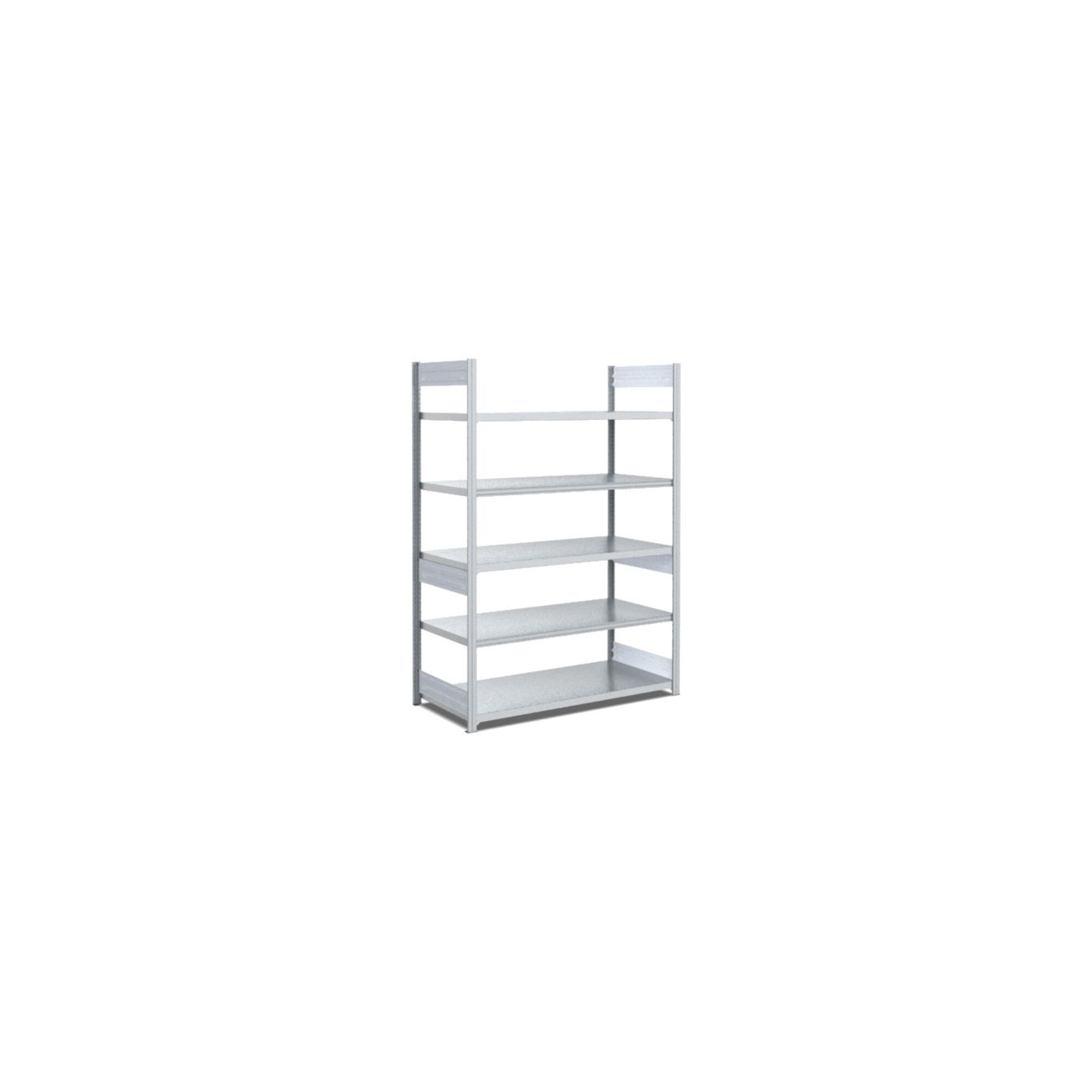Bito Fachbodenregal / Archivregal zweiseitige Nutzung L1058xH1850xT624 mm, Grundfeld 100 kg