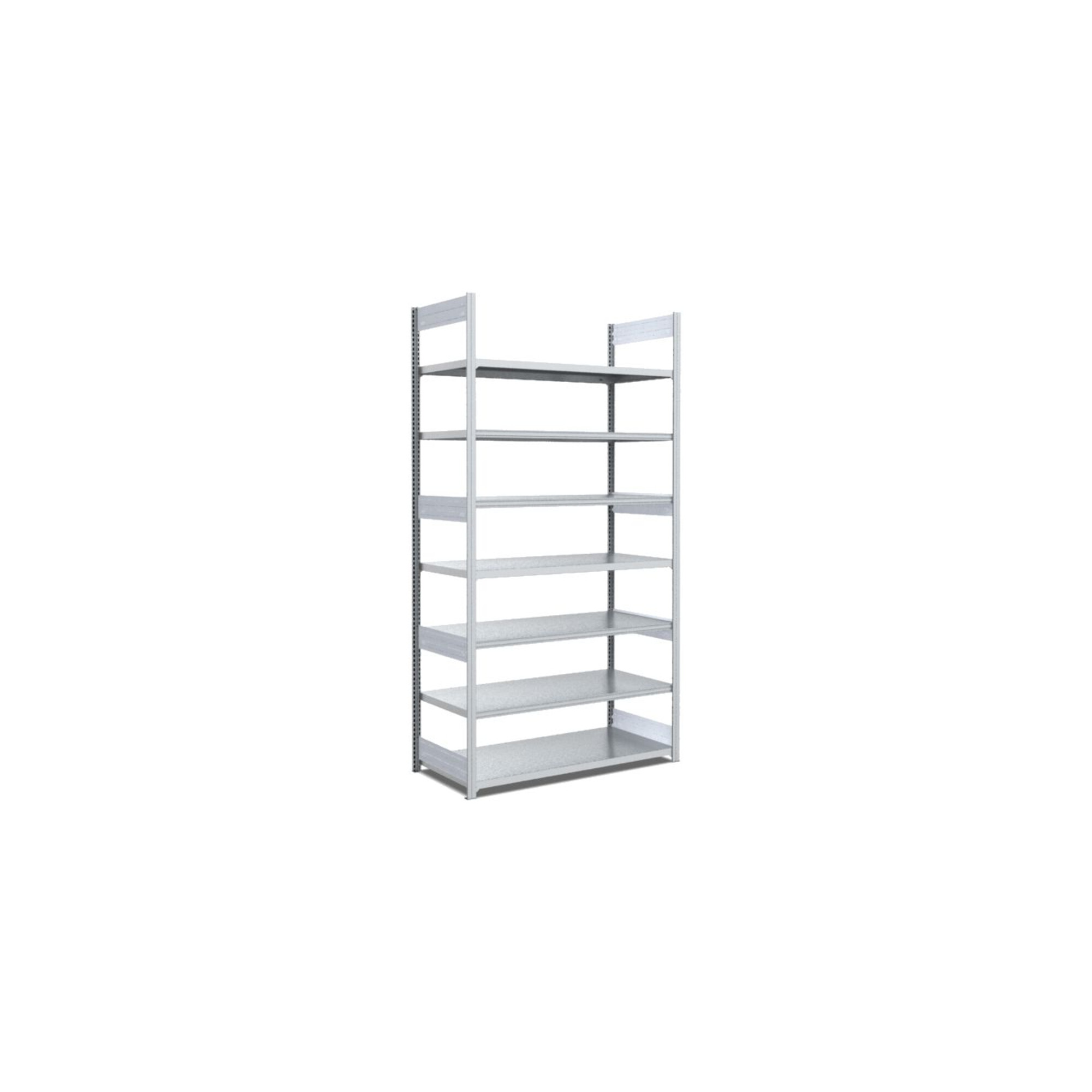 Bito Fachbodenregal / Archivregal zweiseitige Nutzung L1058xH2500xT624 mm, Grundfeld 100 kg