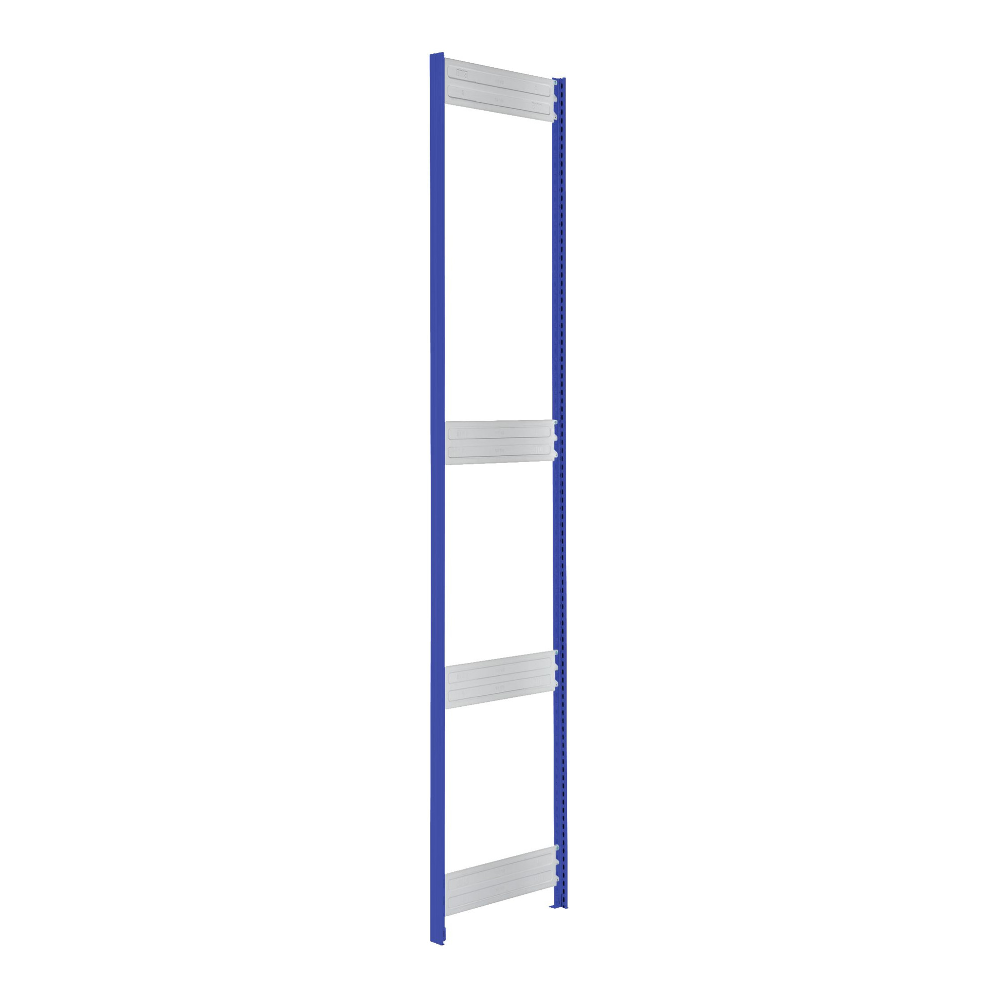 Bito Fachbodenregal-Stützrahmen-Set PA-Niet H2200xT824 mm, unmontiert enzianblau