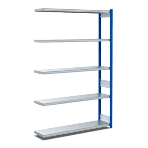 Bito Fachbodenregal Typ EL, Grundfeld 40mm-Boden Set, 100kg, RAL 5010 Enzianblau