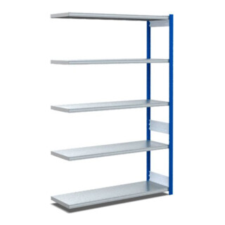 Bito Fachbodenregal Typ EL, Grundfeld 40mm-Boden Set, 100kg, RAL 5010 Enzianblau