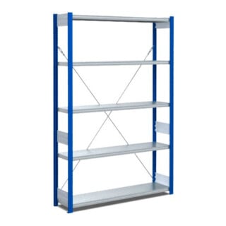 Bito Fachbodenregal Typ EL, Grundfeld 40mm-Boden Set, 100kg, RAL 5010 Enzianblau