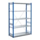 Bito Fachbodenregal Typ:EL mit 5 Fachböden L1058xH2000xT524 mm, Grundfeld 100 kg enzianblau