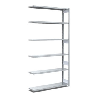 Bito Fachbodenregal Typ EL, Grundfeld 40mm-Boden Set, 100kg, glanzverzinkt