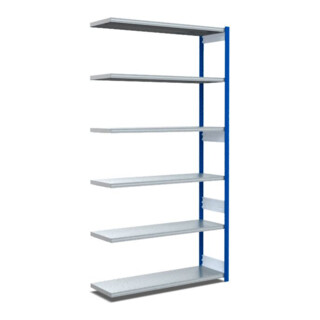 Bito Fachbodenregal Typ EL, Grundfeld 40mm-Boden Set, 100kg, RAL 5010 Enzianblau