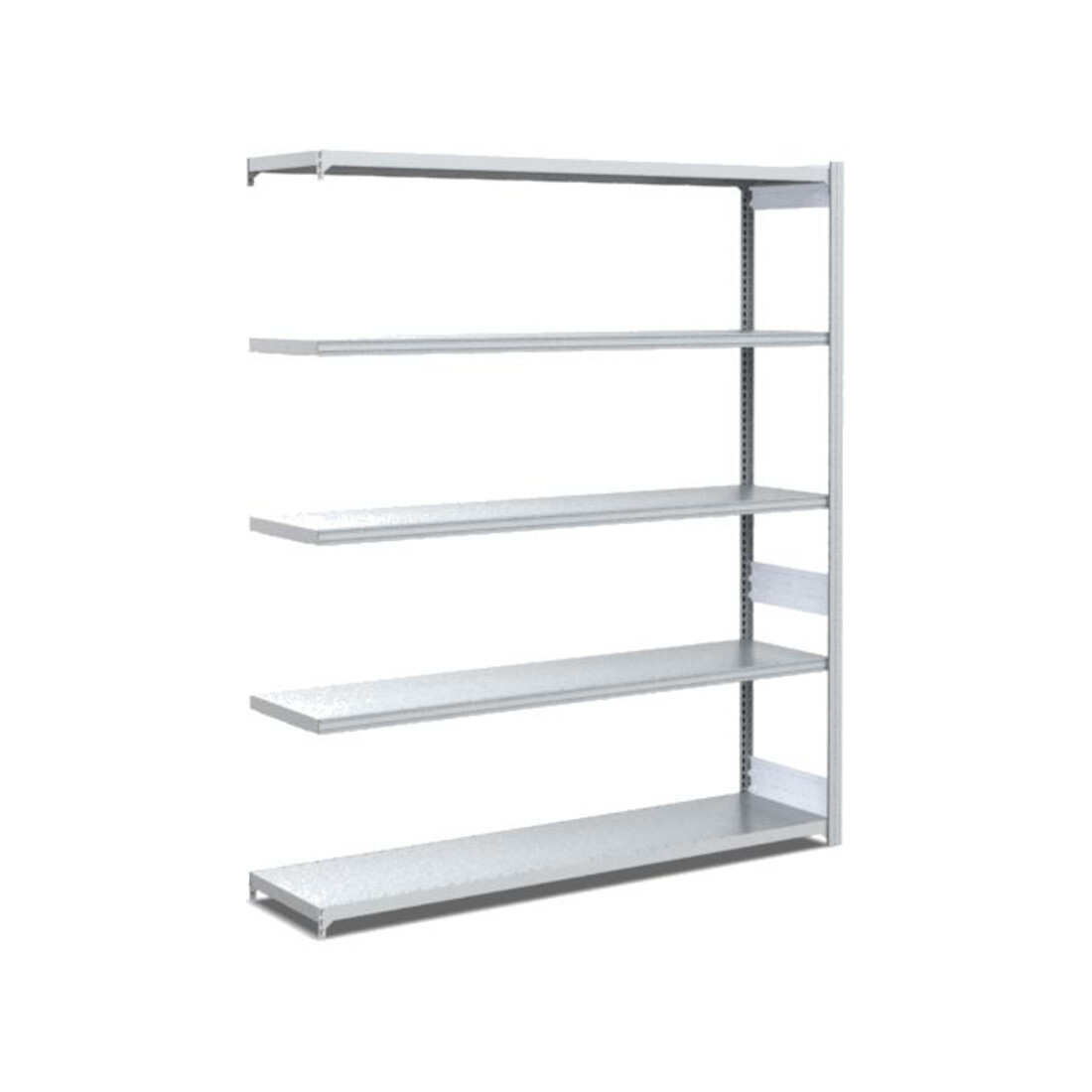 Bito Fachbodenregal Typ:L L1308xH2000xT424 mm, Anbaufeld 100 kg verzinkt