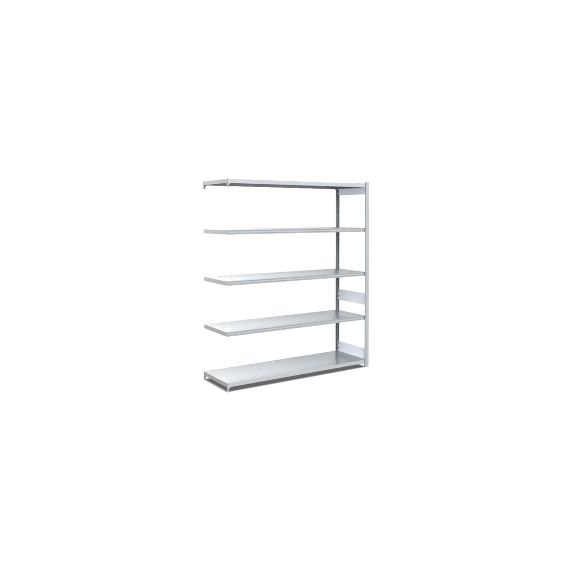 Bito Fachbodenregal Typ:L L1308xH2000xT524 mm, Anbaufeld 100 kg verzinkt