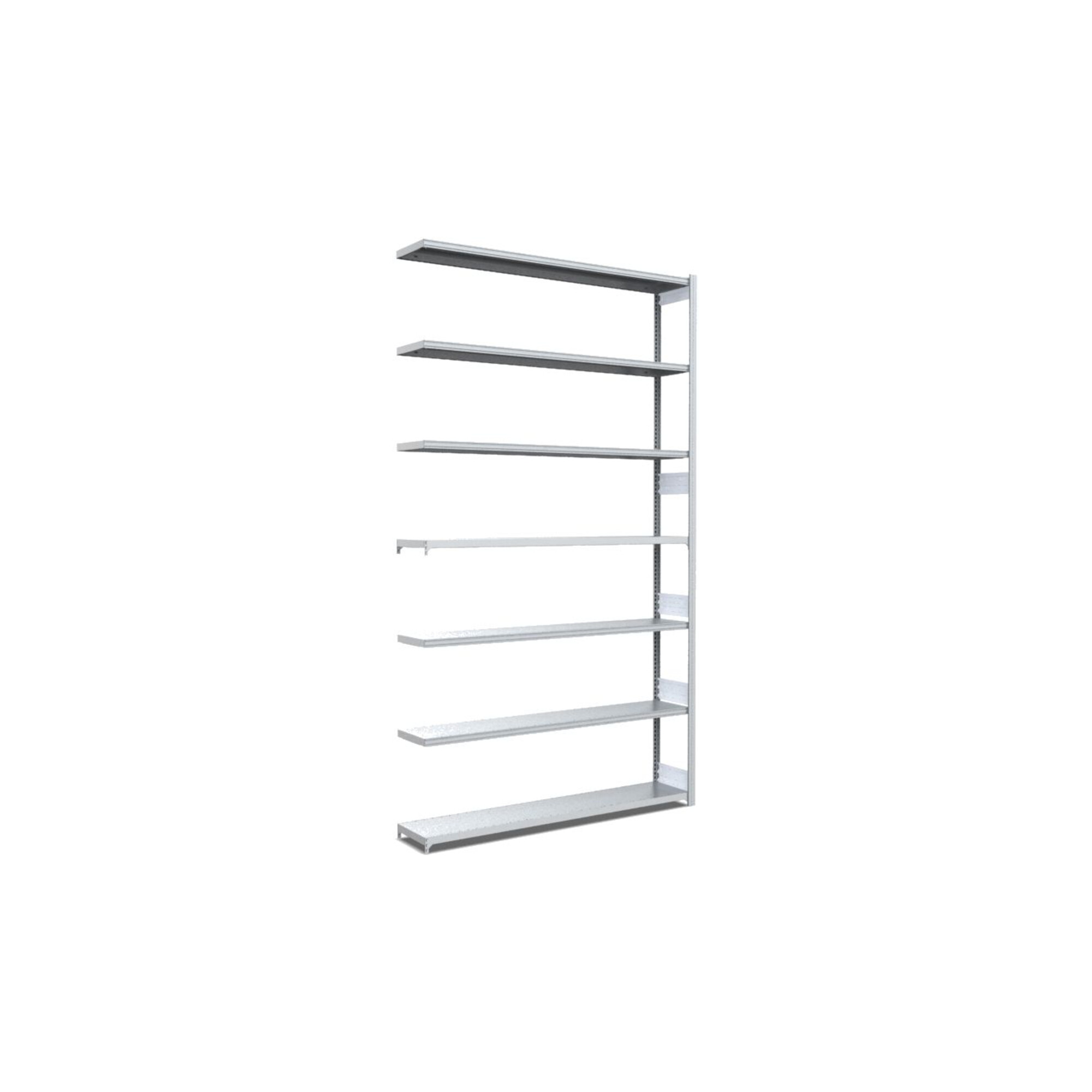 Bito Fachbodenregal Typ:L L1308xH3000xT324 mm, Anbaufeld 100 kg verzinkt