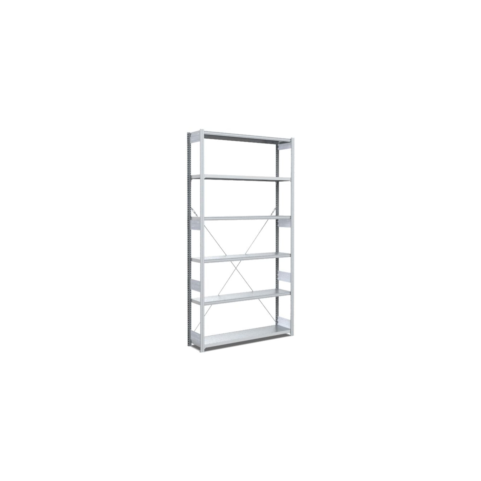 Bito Fachbodenregal Typ:M L1058xH2500xT324 mm, Grundfeld 200 kg verzinkt