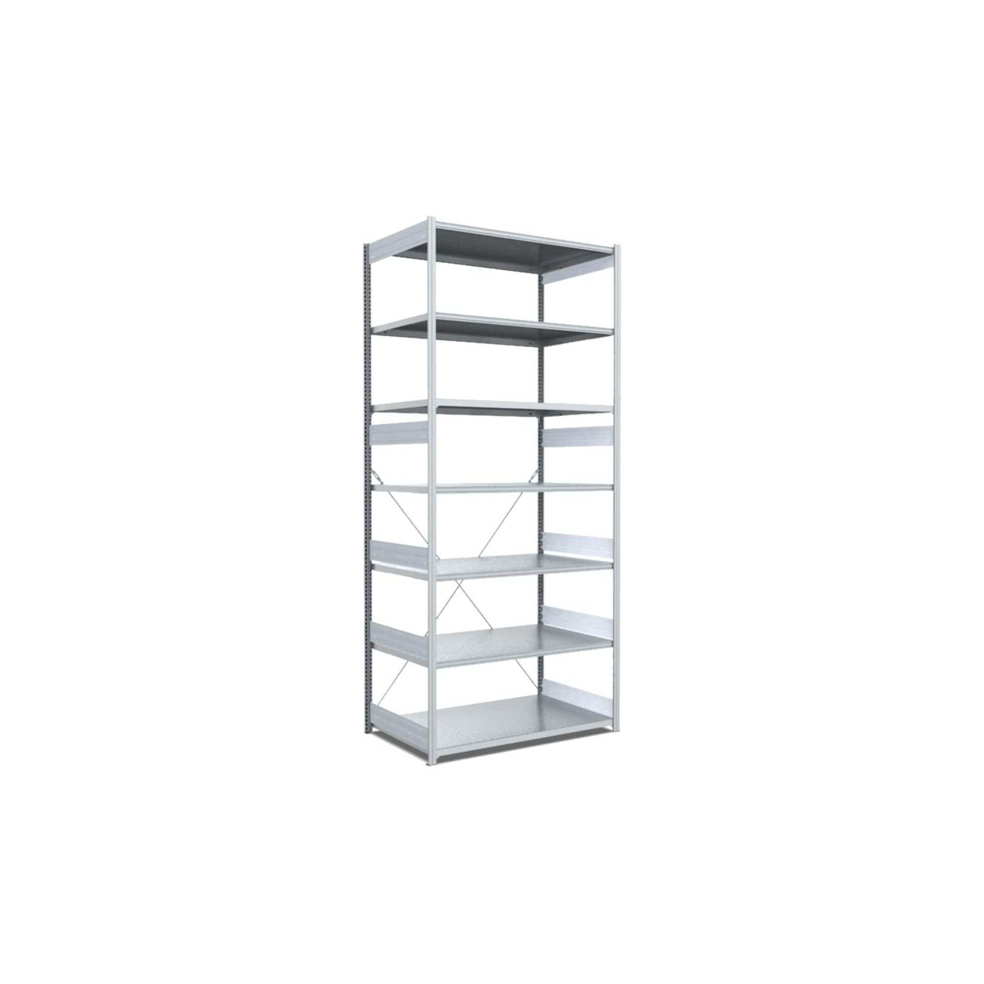 Bito Fachbodenregal Typ:M L1058xH3000xT824 mm, Grundfeld 200 kg verzinkt