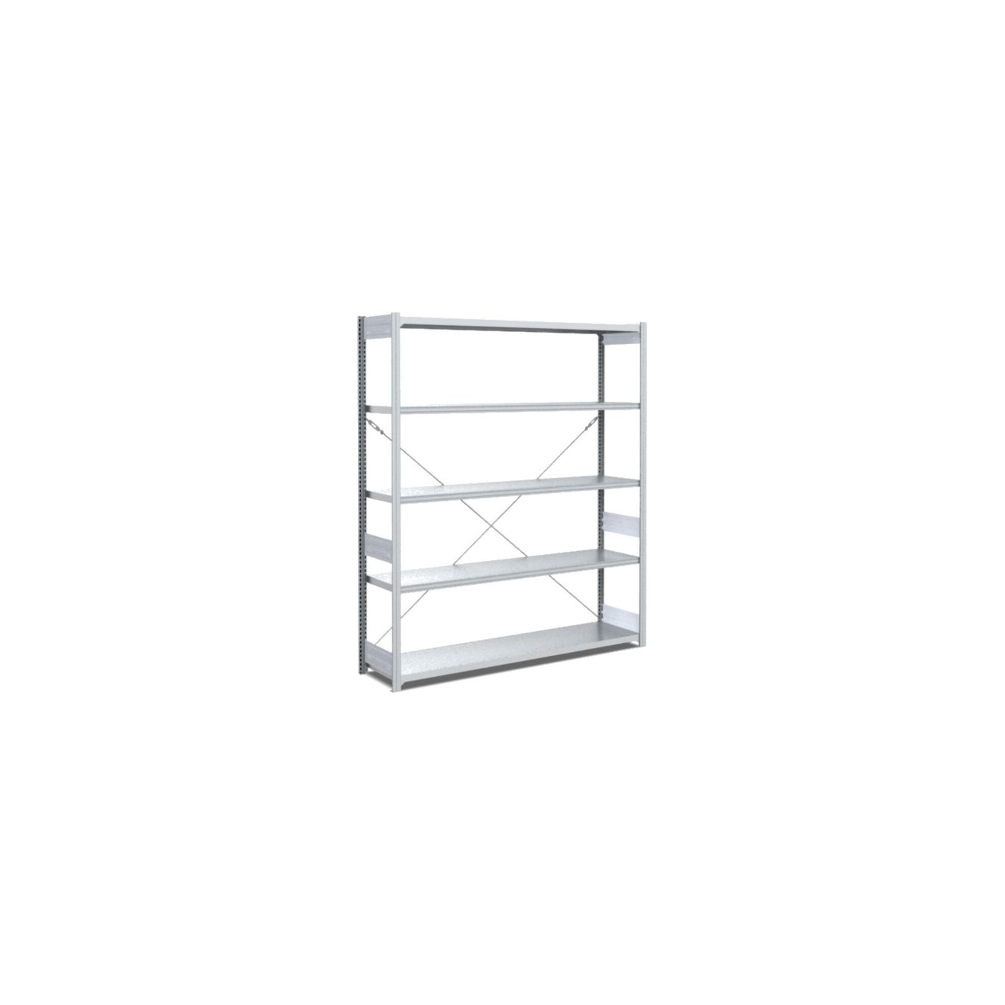 Bito Fachbodenregal Typ:M L1358xH2000xT424 mm, Grundfeld 200 kg verzinkt