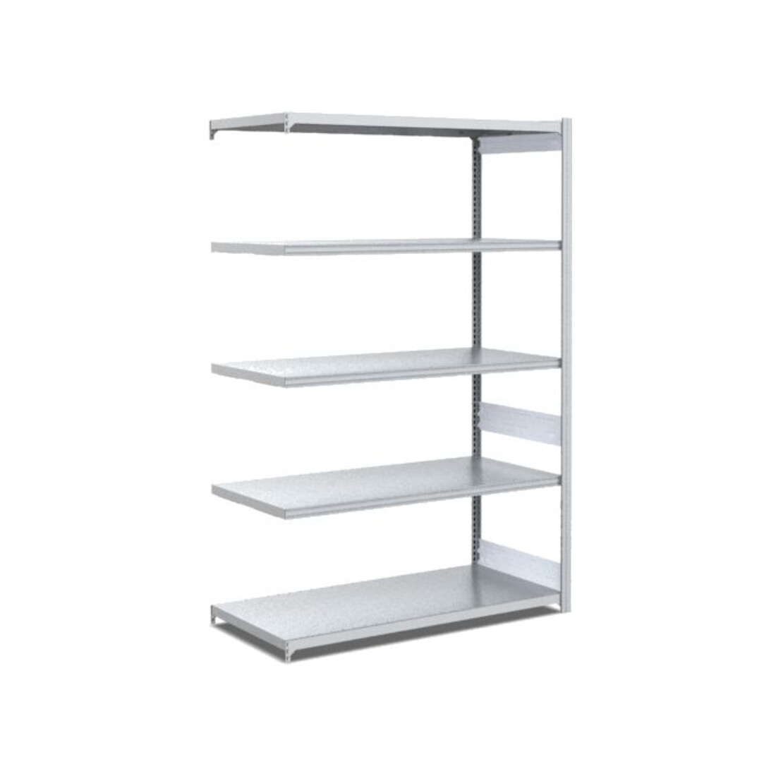 Bito Fachbodenregal Typ:S L1008xH2000xT624 mm, Anbaufeld 300 kg verzinkt