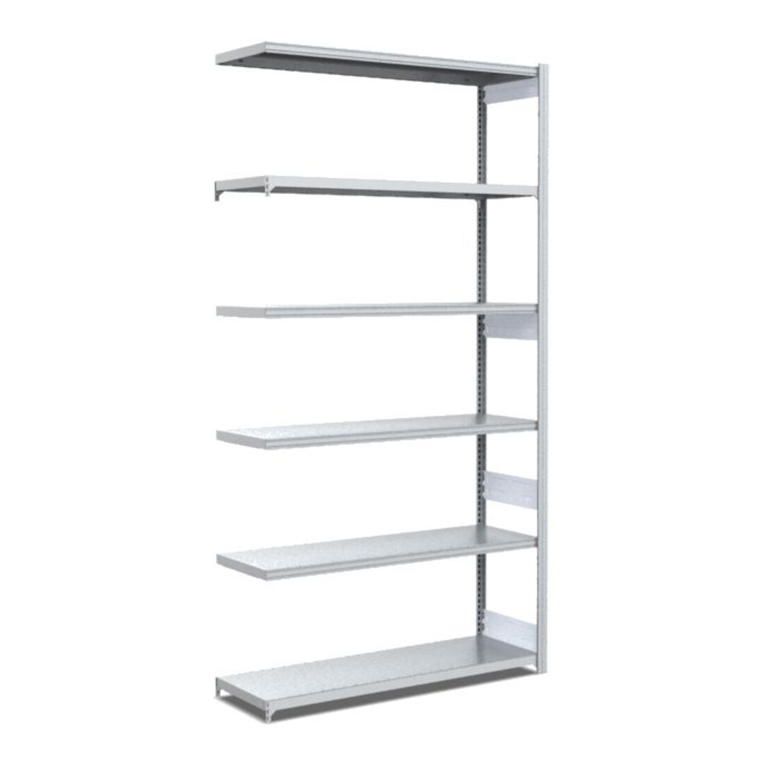 Bito Fachbodenregal Typ:S L1008xH2500xT424 mm, Anbaufeld 300 kg verzinkt