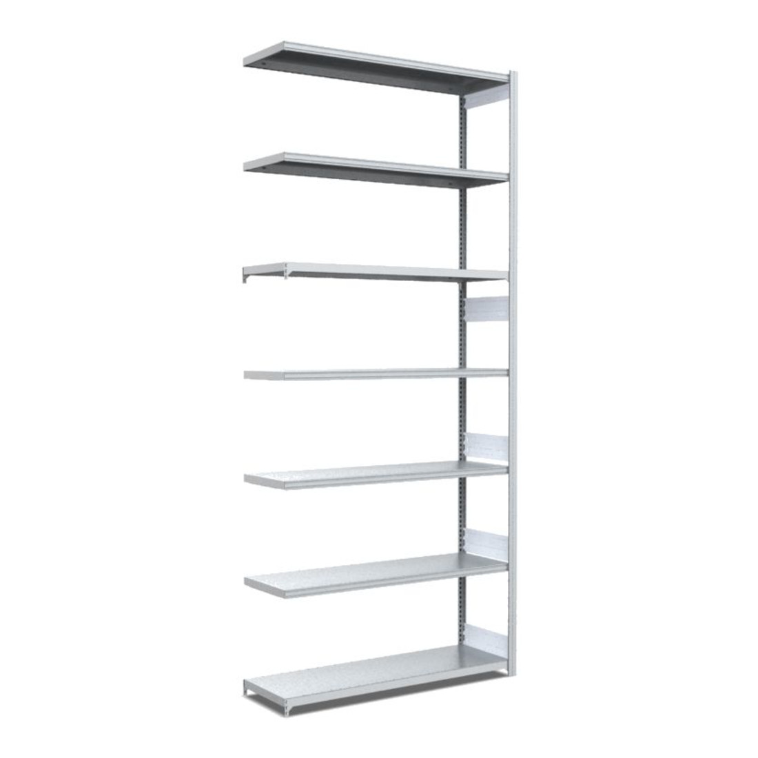 Bito Fachbodenregal Typ:S L1008xH3000xT424 mm, Anbaufeld 300 kg verzinkt
