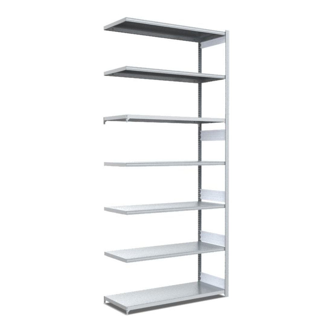 Bito Fachbodenregal Typ:S L1008xH3000xT524 mm, Anbaufeld 300 kg verzinkt