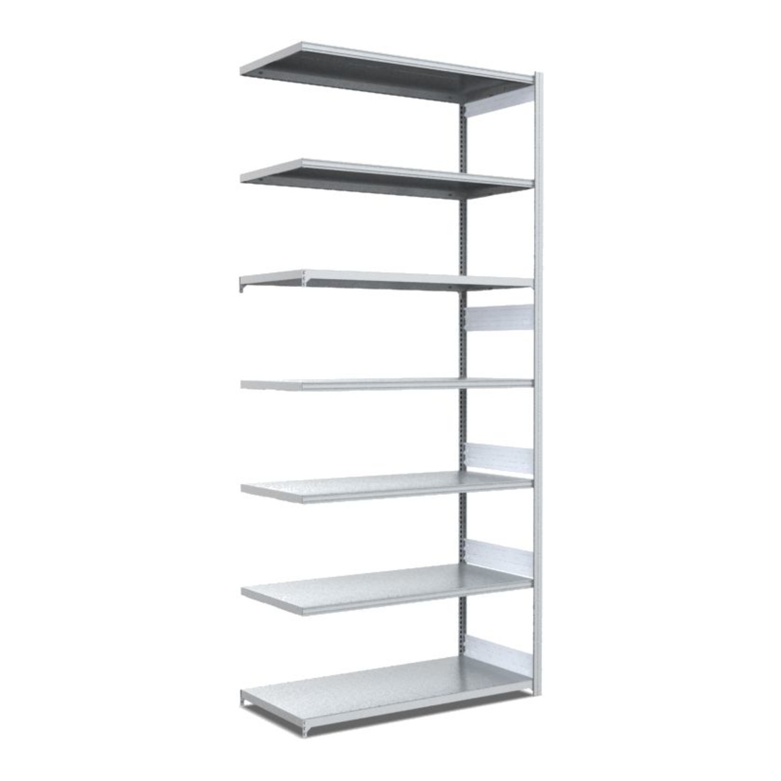 Bito Fachbodenregal Typ:S L1008xH3000xT624 mm, Anbaufeld 300 kg verzinkt