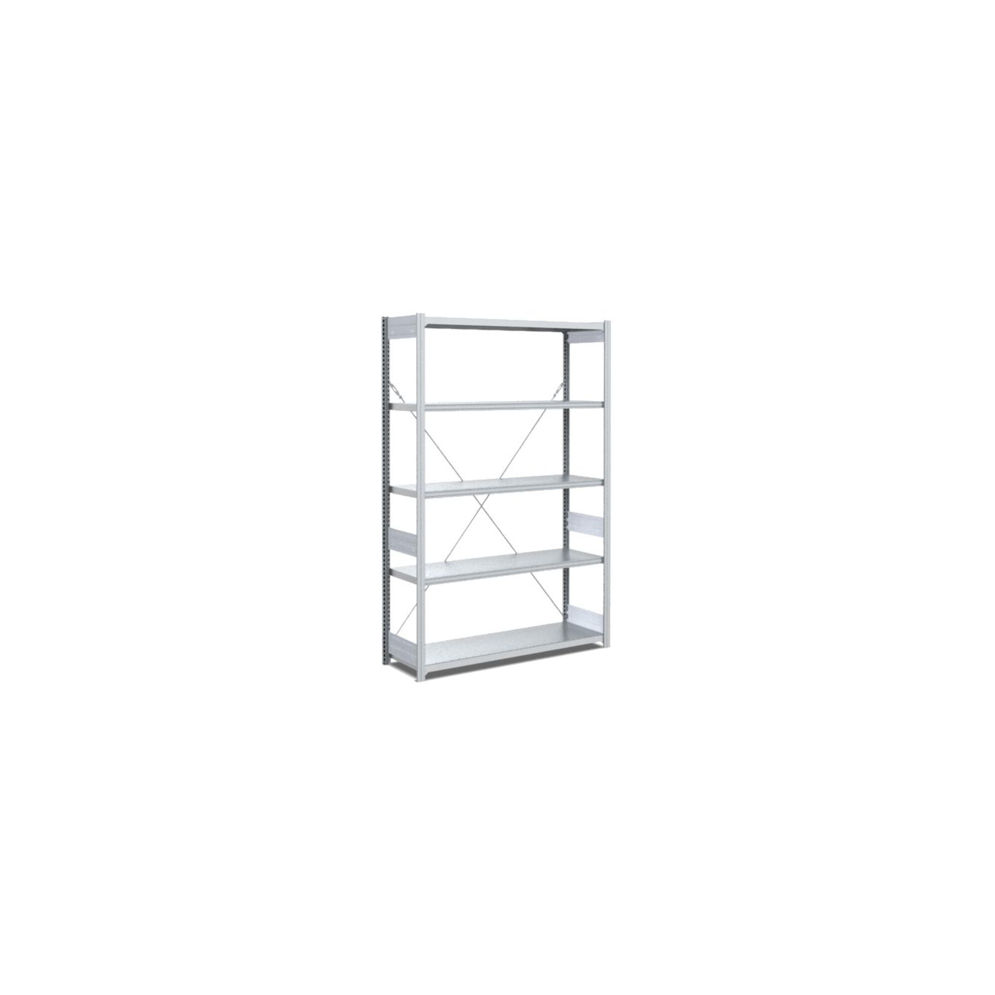 Bito Fachbodenregal Typ: S L1058xH2000xT424 mm, Grundfeld 300 kg verzinkt