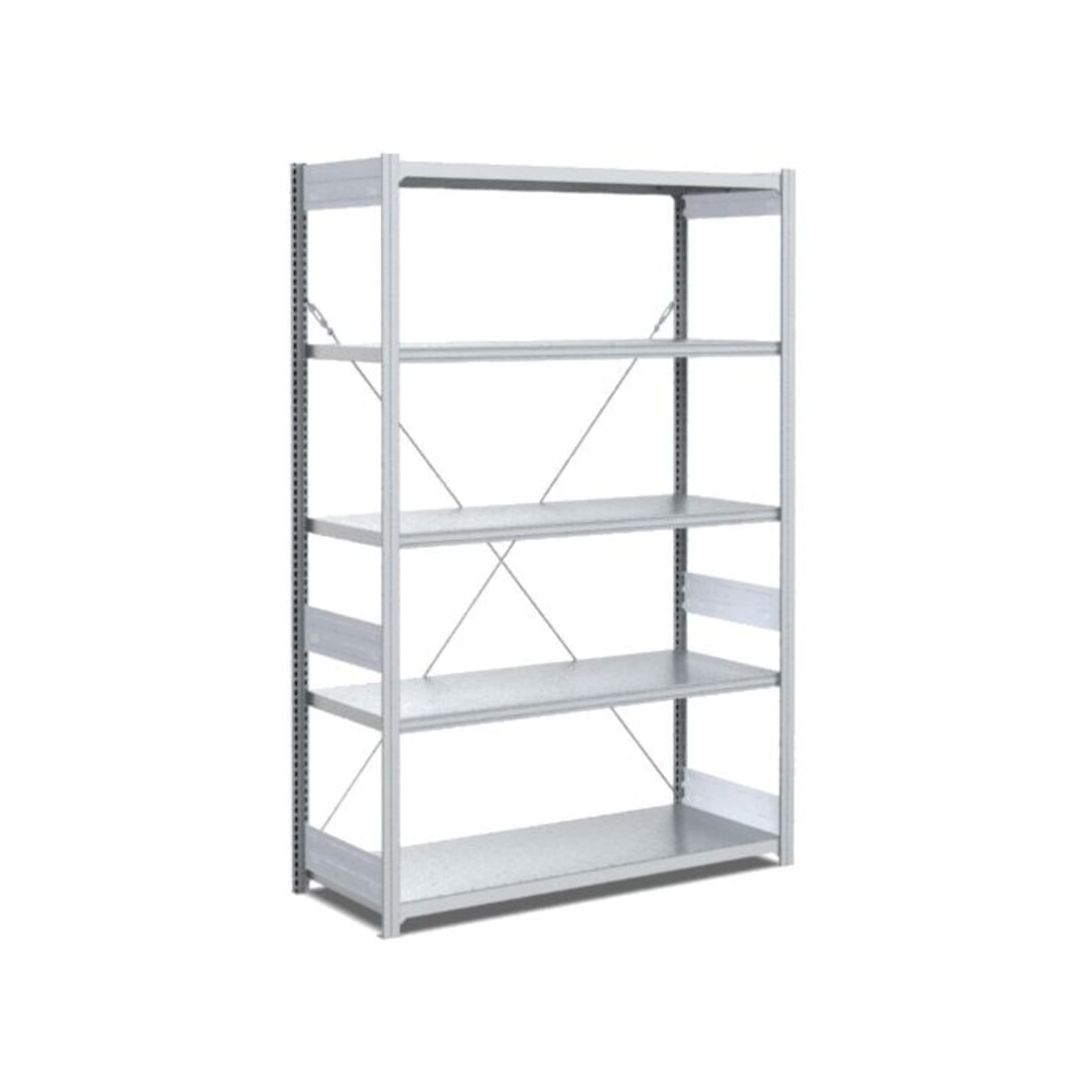 Bito Fachbodenregal Typ: S L1058xH2000xT524 mm, Grundfeld 300 kg verzinkt