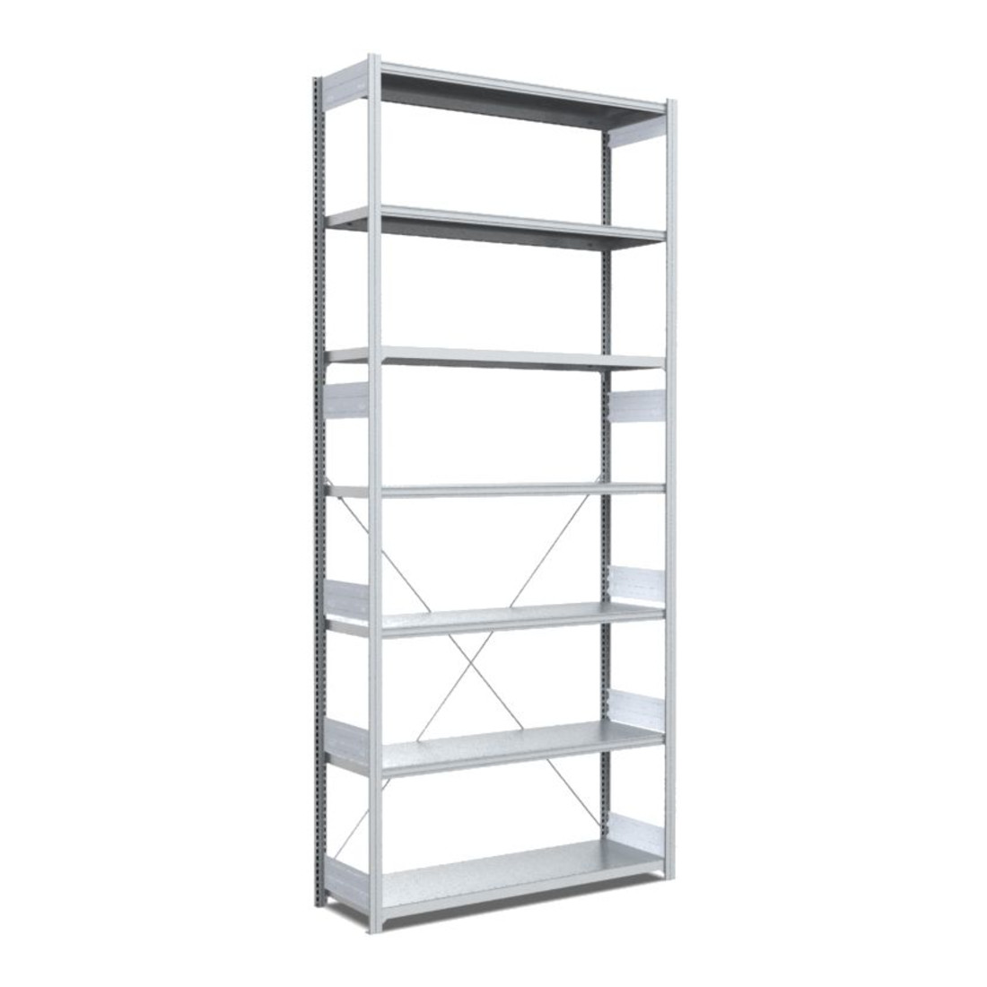 Bito Fachbodenregal Typ: S L1058xH3000xT424 mm, Grundfeld 300 kg verzinkt