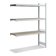 Grande étagère Bito, ensemble de baies d'appoint, 350 kg, en aggloméré, 3 niveaux, zingué