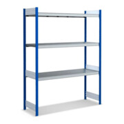 Ensemble de base de la baie Bito, 350 kg, 3 niveaux, RAL 5010 bleu gentiane